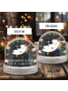 Mr. & Mrs. Panda Schneekugel Weihnachten Einhorn Blümchentail mit Sp... in Kreidetafel