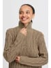 b. young BYOTINKA HALFZIP JUMPER 4 - KNIT Regular fit in Walnut