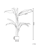 Beliani Kunstpflanze MUSA TREE in Grün/Schwarz - (W) 14 x (H) 154 x (L) 14 cm