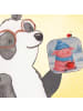 Mr. & Mrs. Panda Holzuntersetzer Schweinchen Glühwein Design ohn... in Weiß