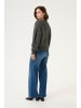 Kaffe Strickpullover KAtrina Loose fit in Dark Grey Melange