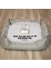 Mr. & Mrs. Panda Tierbett Pinguine Kuscheln mit Spruch in Grau Pastell