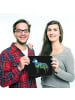 Mr. & Mrs. Panda Mouse Pad Fuchs Landschaft mit Spruch in Schwarz