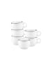 Seltmann Weiden 6er Set Espressotassen Sento Home Pure Lines in 80 ml in Chocolate Brown