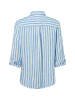 Street One Bluse in blau weiß