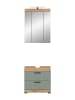 xonox.home Badkombination in Artisan Eiche/Salbei - (B) 60 x (H) 191 x (T) 37