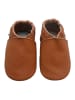 Bemesu Baby Krabbelschuhe aus Leder, weiche Lauflernschuhe mit rutschfester Sohle 