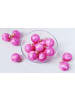 Thüringer Glasdesign 12x Thüringer Glas Eislack 6cm Christbaumkugeln in Rosa