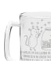 Mr. & Mrs. Panda Bierglas Maus Sterne mit Spruch in Transparent