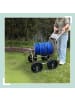 relaxdays Schlauchwagen in Silber - (B)73 x (H)100 x (T)57 cm