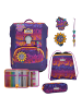 Scout Neo Exklusiv Superflash Schulranzen-Set 4-teilig Fantasy