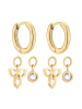 Tamaris Ohrringe Flower in gold