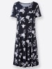 WITT WEIDEN Jersey-Kleid in marine-flieder-bedruckt