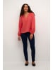 Kaffe Langarm-Bluse KAelise Regular fit in Cayenne CC
