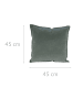 Home&Styling Collection Dekokissen in Grün, 45 x 45 cm