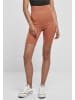 Urban Classics Urban Classics Damen Ladies High Waist Cycle Shorts in terracotta