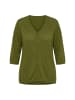 Ulla Popken Strickjacke in oliv