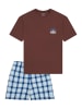 Schiesser Schlafanzug Nightwear Cotton in Havanna