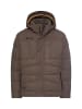 Camel Active Cordjacke mit abnehmbarer Kapuze in Dunkelbraun