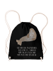 Mr. & Mrs. Panda Gym-Tasche Robbe Lachen mit Spruch in Schwarz