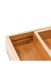 relaxdays Besteckkasten in Natur - (B)43 x (H)5 x (T)34 cm