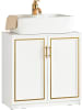 SoBuy Waschbeckenunterschrank in Weiß - (B)60 x (H)61 x (T)30cm