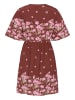 Kaffe Kleid KArosine Tight fit in Henna Border Flower