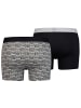 Levi´s Boxershorts 2er Pack in Schwarz / Grau