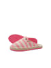 Flip Flop Espadrilles "espadrille*slip-in" in Rosa / Beige