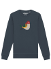 wat? Apparel Sweatshirt Vogel in India Ink Grey