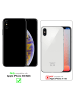 cadorabo Handykette für Apple iPhone XS MAX Hülle in SCHWARZ SILBER