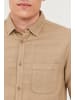 !SOLID Langarmhemd !SOLID Herren Hemd Langarm - 21105564  Langarmhemd aus Leinenmix in Braun