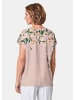 GOLDNER Schlupfbluse Luftige Chiffonbluse mit floralem Druck in hellmelba / geblümt