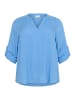 KAFFE curve Langarm-Bluse KCmolly in Ebb and Flow