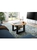 xonox.home Couchtisch (B/H/T): 75x42x75 in Artisan Eiche NB und grau