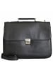 D&N Basic Line PU - Aktentasche 40 cm (schwarz) in schwarz