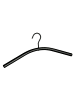 Wenko Kleiderbügel NOA, mit drehbarem Haken in Schwarz, (H) 17,5 x (L) 44,5 cm
