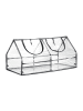 relaxdays Gewächshausaus in Transparent - (B)120 x (H)60 x (T)60 cm