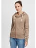 Oxmo Kapuzensweatjacke OXVicky in Beige