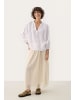 PART TWO Langarm-Bluse NyaraPW Gerade Passform in Bright White