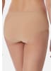 Schiesser Panty Invisible Cotton in Weiß / braun