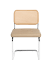 Beliani 2er-Set Esszimmerstuhl ETHETE in Beige/Silber/Braun