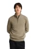 Polo Club Pullover MAN RIGBY GO ZIPPER WOOL KINSLEY LONG SLEEVE REGULAR FIT in Sagegrün
