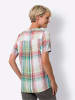 Sieh an! Karobluse in smaragd-grapefruit-kariert