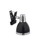 relaxdays Klemmspot in Schwarz - (H)12 cm