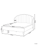 Beliani 2-tlg Doppelbett AMBILLOU in Beige/Gold