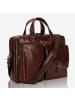 Jekyll & Hide Oxford Aktentasche Leder 38 cm Laptopfach in mocha