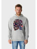 OLDSKULL Hoodie Xtreme Vivid Skull in Heather Grey