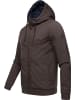 ragwear Kapuzensweatjacke Patry in Dark Brown