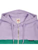 MANITOBER Cut & New Sweatjacke in Lilac/Green/Navy